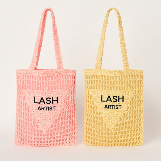 WOVEN LASH ARTIST TOTE